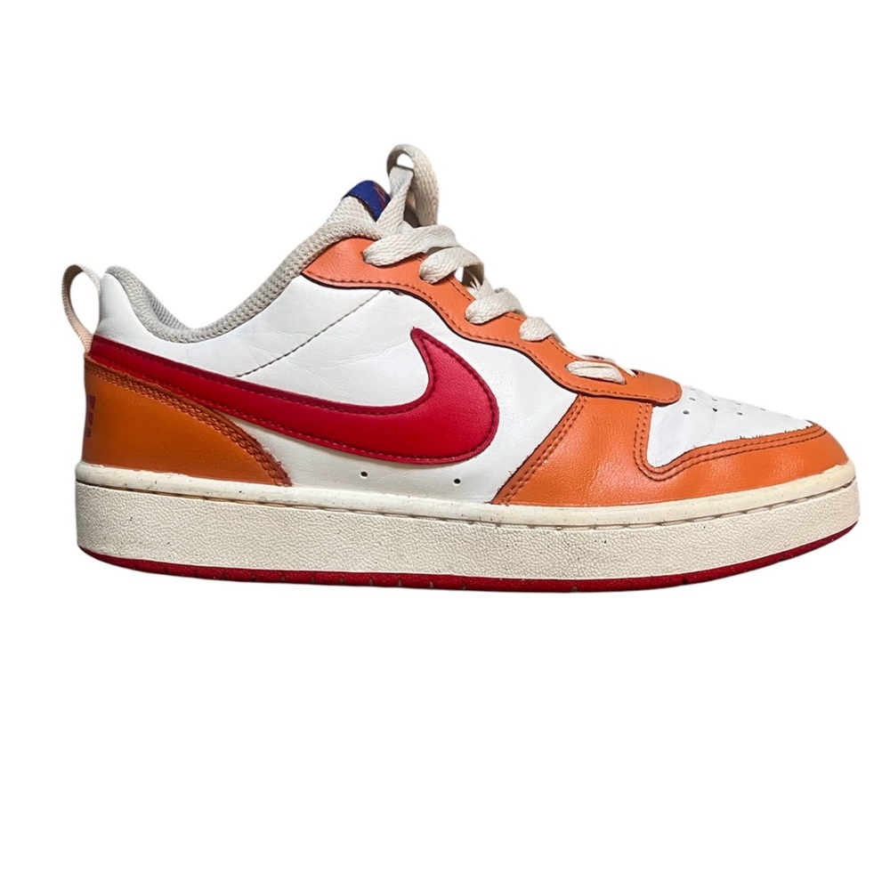 Nike Court Borough 2 Low Hot Curry White, Red, and orange Sneakers BQ5448-119